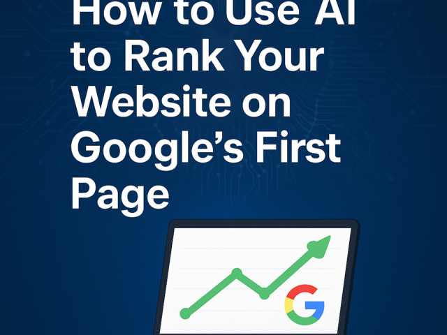 How to Use AI to Rank Your Website on Google’s First Page in 2025